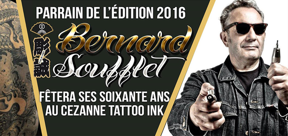 "Cézanne Tattoo Ink - 3, 4 et 5 juin 2016 à Aix en provence - Organisé par Pitou "