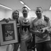 Calvin remporte le Best of show à Chaudes-Aigues pour un tatouage réalisé sur son père et son prix lui a été remis par sa petite sœur Bennett